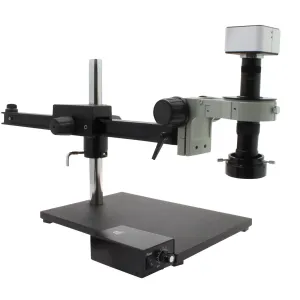 Aven Tools Mighty Cam Eidos [MLS640-260-556] Video Inspection System with Ultra-Glide Arm Stand and Micro Lens, 13.5x to 182x Magnification