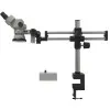 Aven Tools SPZ-50 [SPZ50-209-536] Stereo Zoom Binocular Microscope on Dual Arm Boom Stand with Integrated Ring Light, 6.7x to 50x Magnification