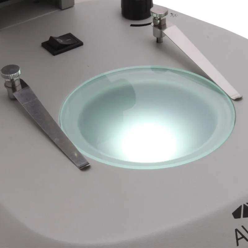 Aven Tools SPZ-50 [SPZ50-506] Stereo Zoom Microscope (6.7x - 50x), 280 mm Track Stand with Overhead and Backlight LEDs