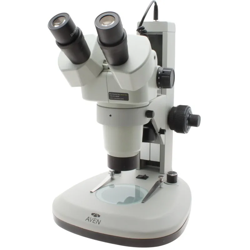 Aven Tools SPZH-135 [SPZH135-506] Stereo Zoom Microscope (21x-135x), 280 mm Track Stand with Overhead and Backlight LEDs