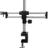 Aven Tools SPZHT-135 [SPZHT135-209-536] Stereo Zoom Trinocular Microscope on Dual Arm Boom Stand with Integrated Ring Light, 21x to 135x Magnification