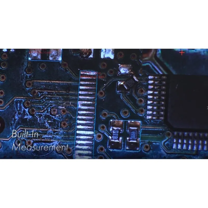 Aven Tools SPZV-50 [SPZV-50-258-512] Stereo Zoom Trinocular Microscope with Mighty Cam Pro and PLED Stand, 6.7x to 50x Magnification