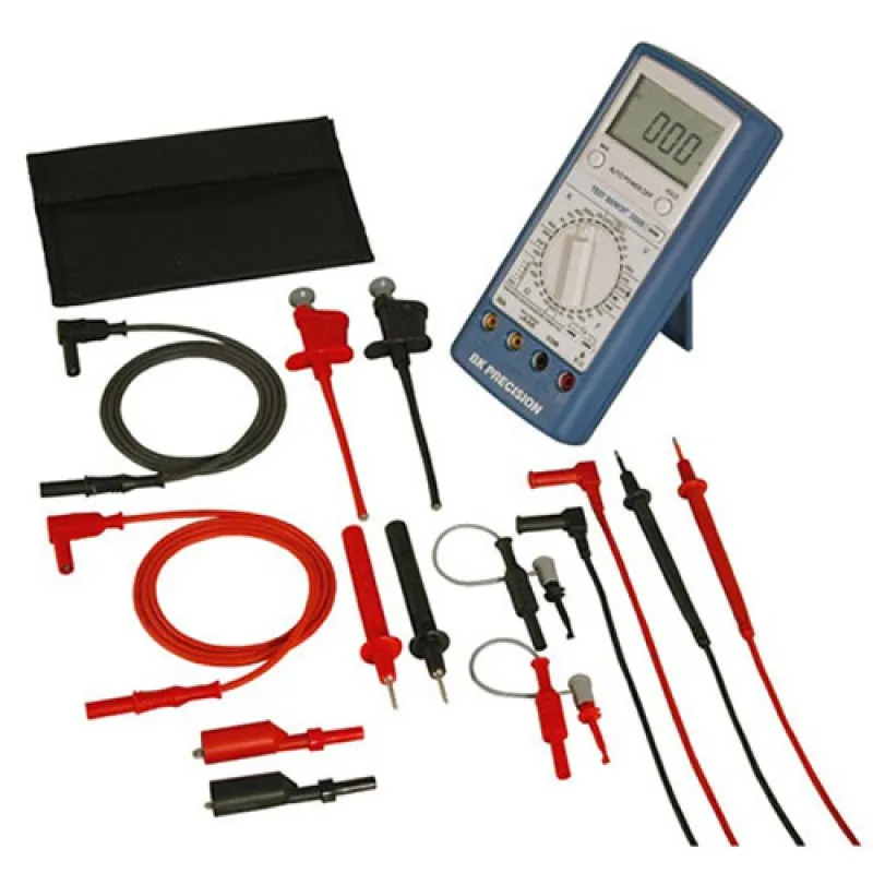 BK Precision 388BKIT [388BKIT] Test Bench Digital Multimeter in Rubberized Case w/Test Lead Set