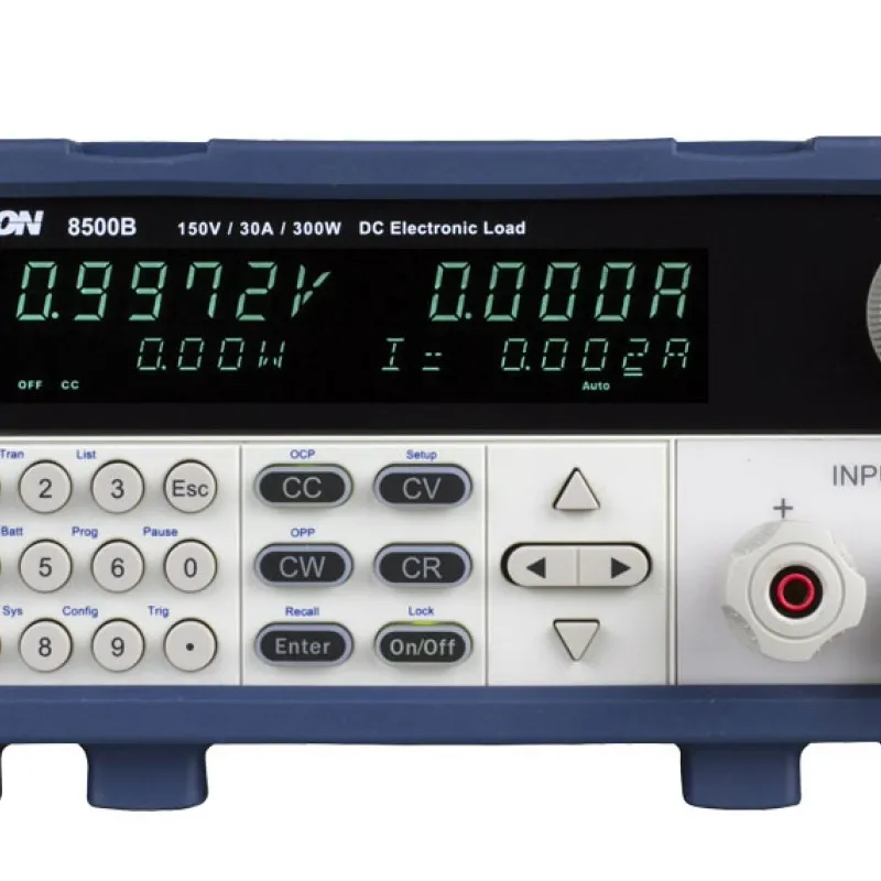 BK Precision 8500B [8500B-220V] Programmable DC Electronic Load, 300W, 150V, 30A, 220VAC Line Input