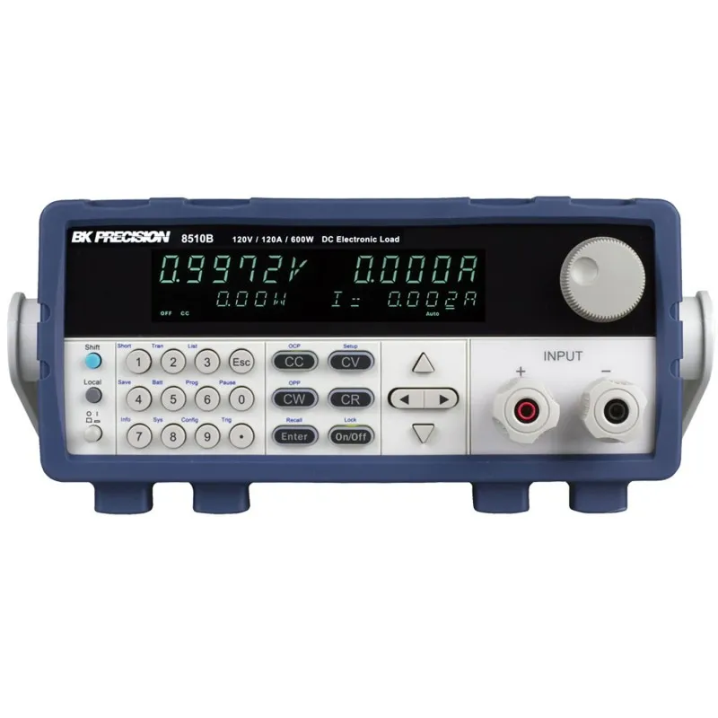 BK Precision 8510B [8510B-220V] Programmable DC Electronic Load, 600W, 120V, 120A, 220VAC Line Input