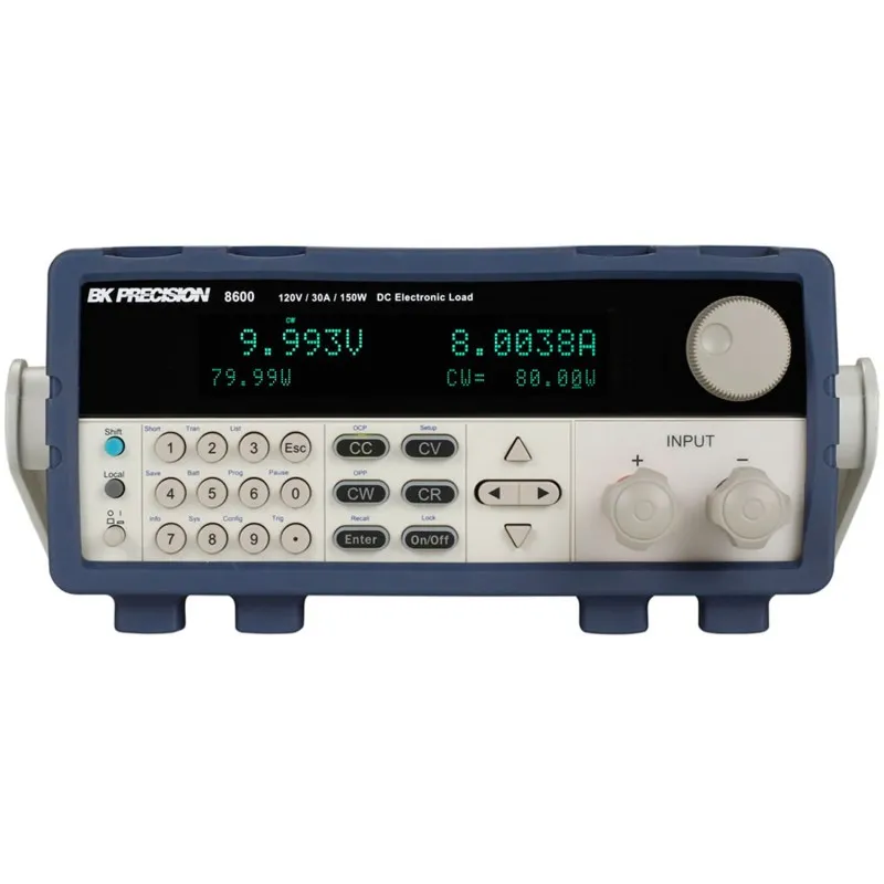 BK Precision 8600 [8600-220V] 120V, 30A, 150W Programmable DC Electronic Load, 220VAC Line Input