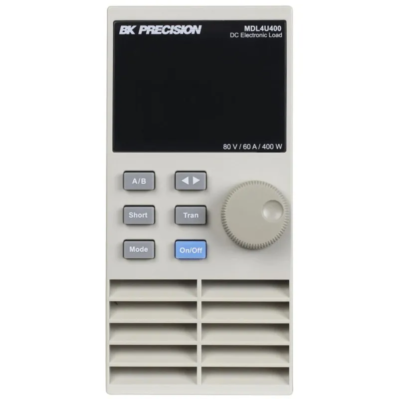 BK Precision MDL4U400 [MDL4U400-220V] 80V, 60A, 400W DC Load Module, 220VAC Line Input