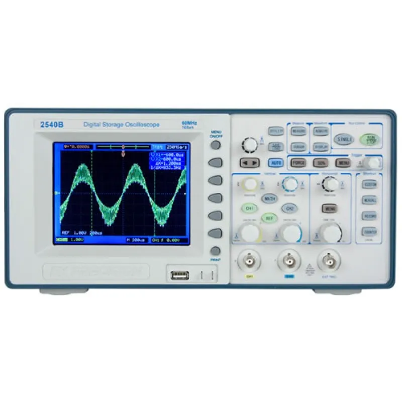 BK Precision 2540B Series [2540B-GEN] 60 MHz bandwidth, 1 GSa/s Digital Storage Oscilloscope