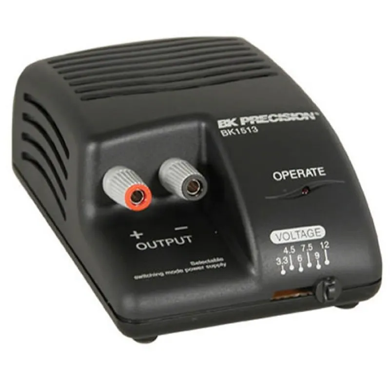 BK Precision 1513 [1513] Power Supply/Battery Eliminator 3.3/4.5/6/7.5/9/12V, 1A