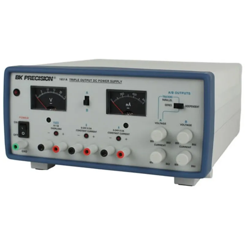 BK Precision 1651A & 1652 Triple Output DC Power Supplies
