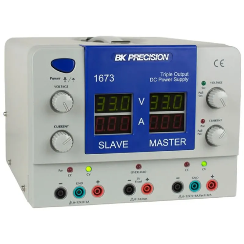 BK Precision 1672 & 1673 Triple Output DC Power Supplies