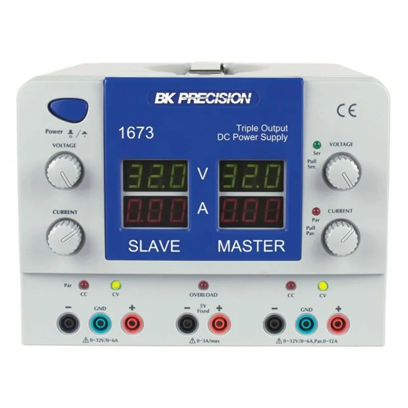 BK Precision 1672 & 1673 Triple Output DC Power Supplies