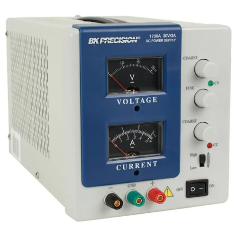 BK Precision 1730A [1730A-220V] Single-Output Analog DC Power Supply, 30V/3A, 220VAC Line Input*DISCONTINUED SEE 1735A*