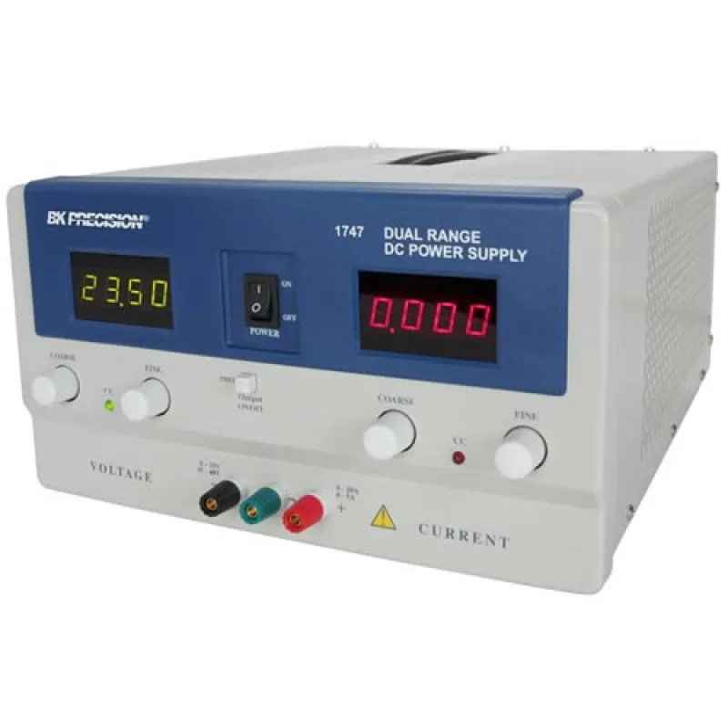 BK Precision 1737 & 1747 Dual Range DC Power Supplies