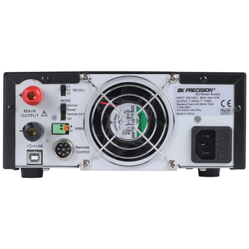 BK Precision 1902B [1902B-220V] Programmable Switching DC Power Supply, 60V/5A, 220VAC Line Input