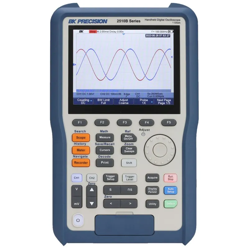 BK Precision 2510B Series Handheld Digital Storage Oscilloscopes