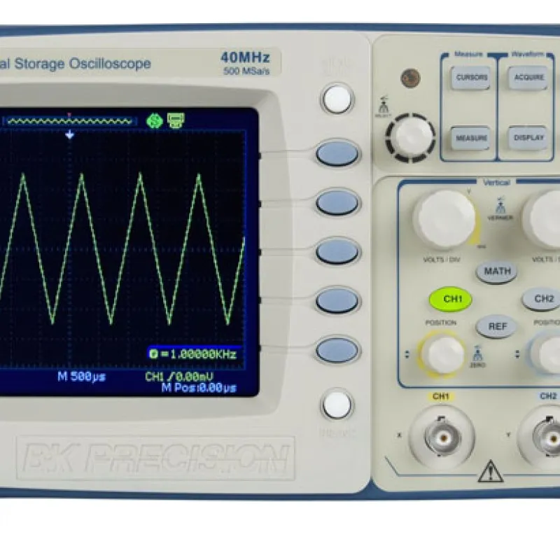 BK Precision 2530B 25 MHz, 500 MSa/s Digital Storage Oscilloscope