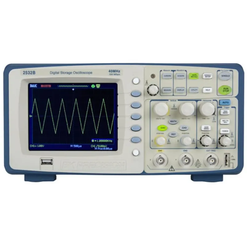 BK Precision 2532B 40 MHz, 500 MSa/s Digital Storage Oscilloscope