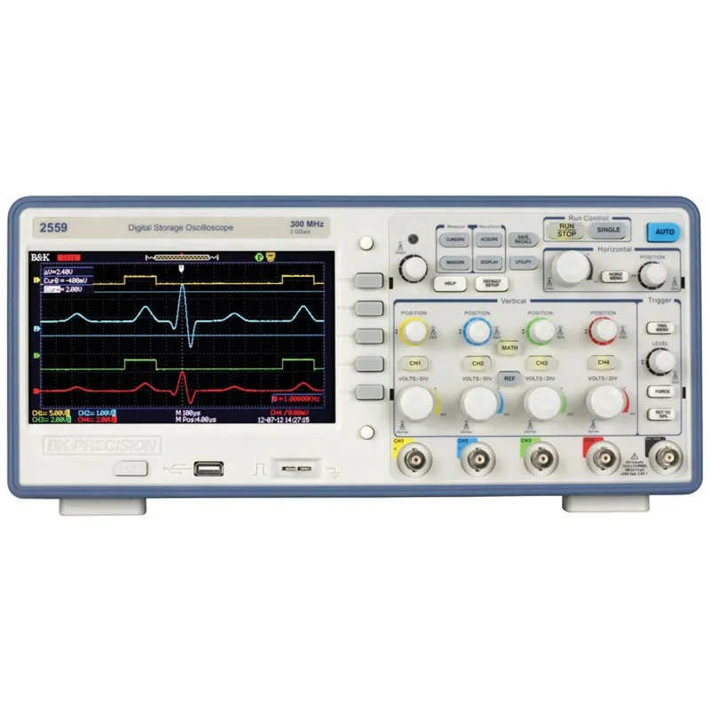 BK Precision 2553 [2553-230V] 70 MHz, 2 GSa/s, 4 Channel Digital Storage Oscilloscope, 230VAC Line Input*DISCONTINUED SEE 2565B*