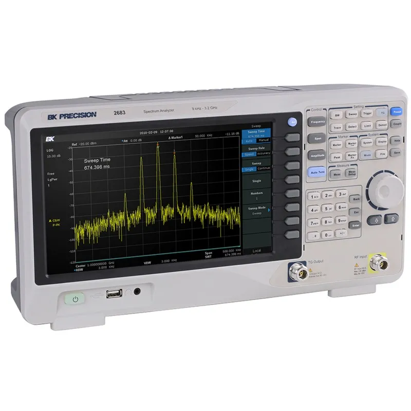 BK Precision 2682 [2682-230V] 9 kHz to 2.1 GHz Benchtop Spectrum Analyzer, 230VAC Line Input