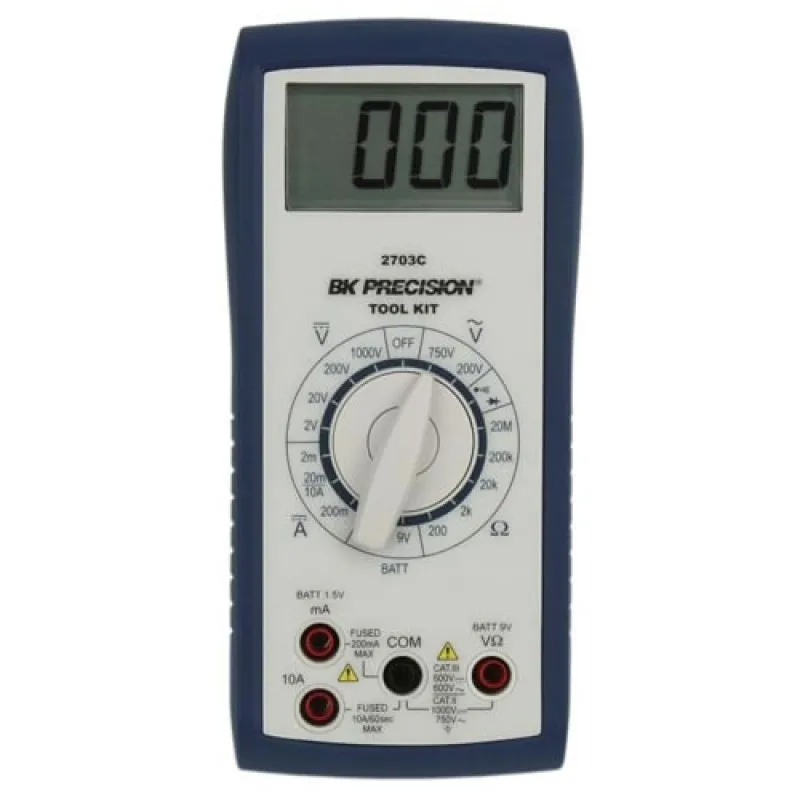 BK Precision 2703C Tool Kit Manual-Ranging Handheld Digital Multimeter