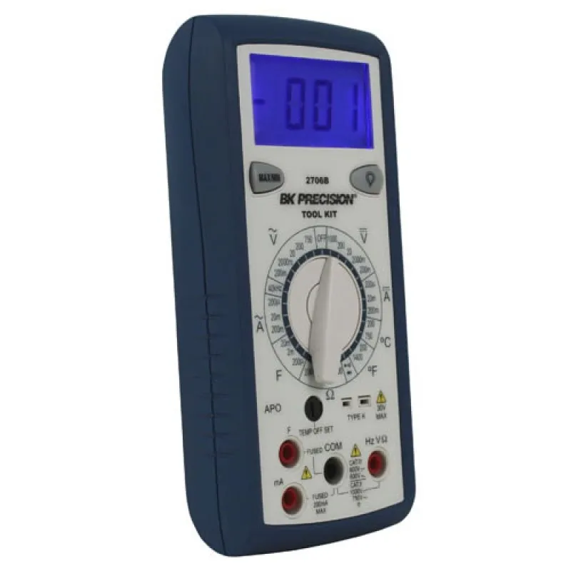 BK Precision 2706B Manual Ranging Tool Kit DMM with Temperature