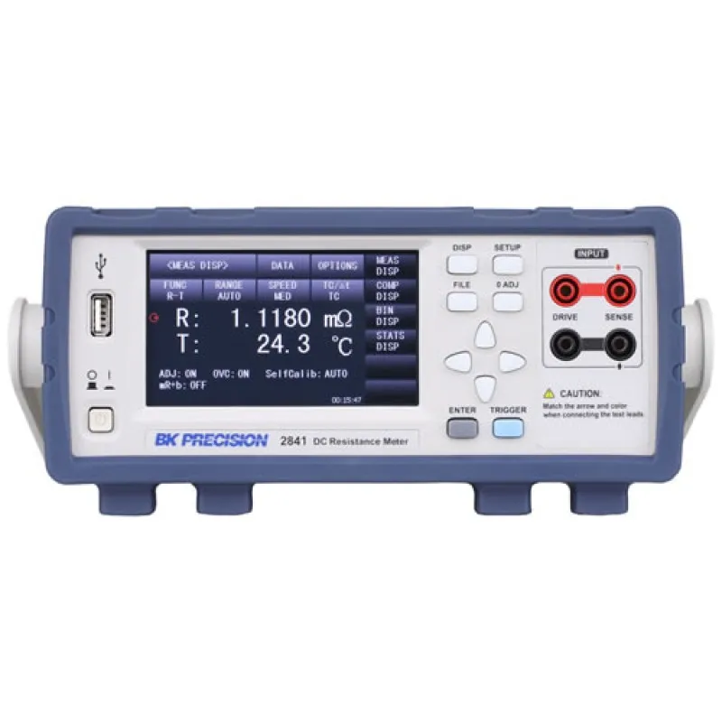 BK Precision 2841 [2841-230V] DC Resistance Meter 100 MΩ, 230VAC Line Input