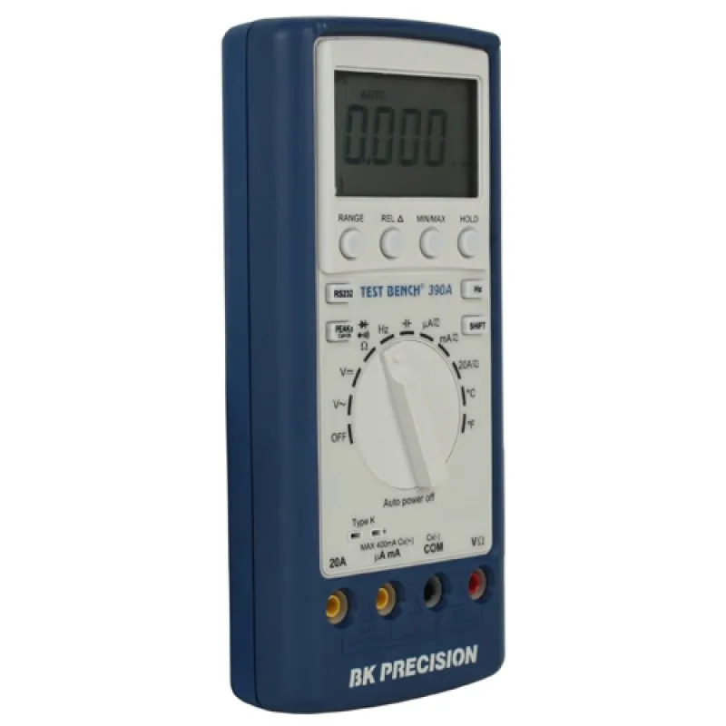 BK Precision 390A [390A] Test Bench DMM Multimeter Protective Rubberized Case and USB Interface