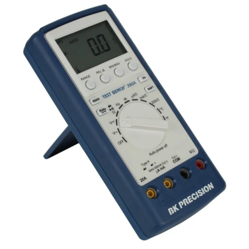BK Precision 390A [390A] Test Bench DMM Multimeter Protective Rubberized Case and USB Interface