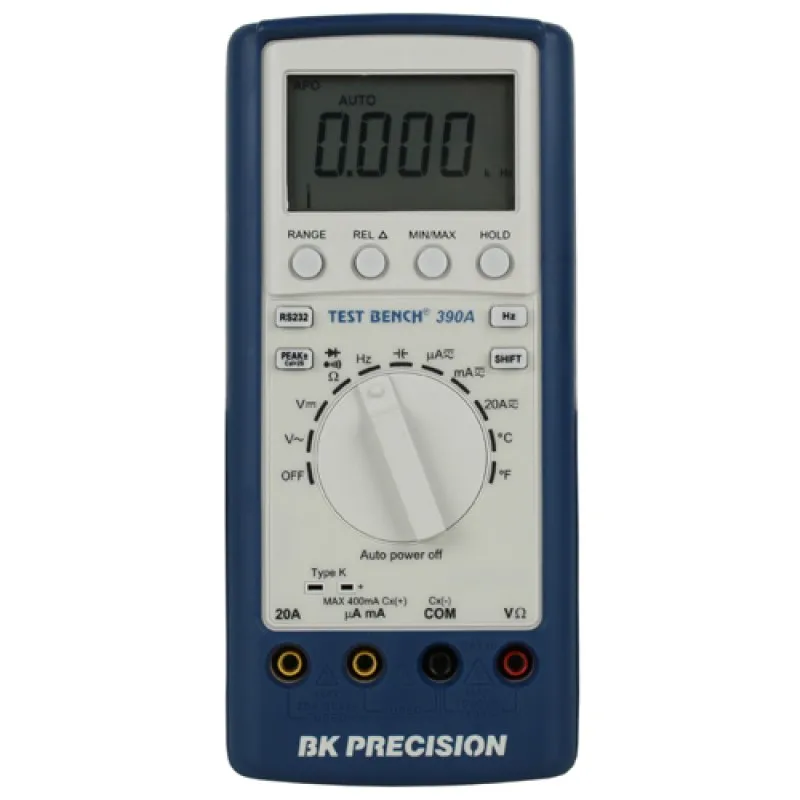 BK Precision 390A [390A] Test Bench DMM Multimeter Protective Rubberized Case and USB Interface