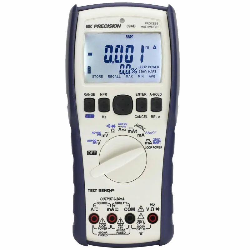 BK Precision 394B True-RMS Handheld AC/DC Digital Process Multimeter