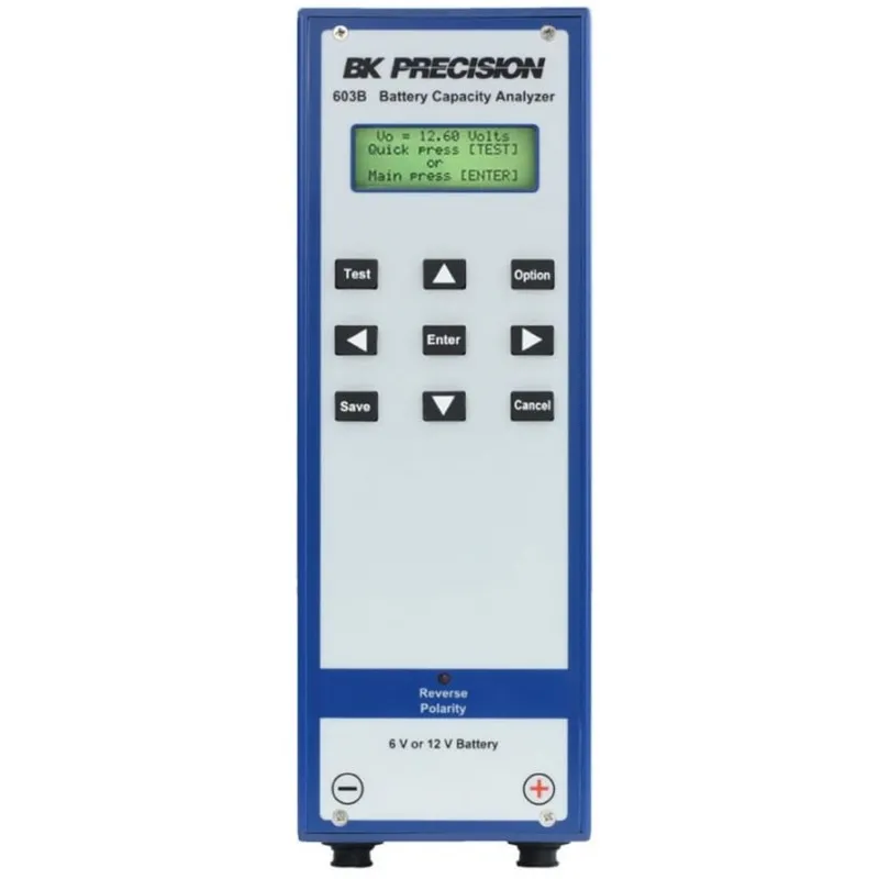 BK Precision 603B 6V & 12V Battery Capacity Analyzer With Record Storage