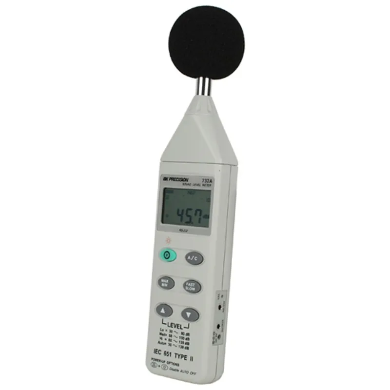 BK Precision 735 Datalogging Digital Sound Level Meter w/RS232 Software & Cable