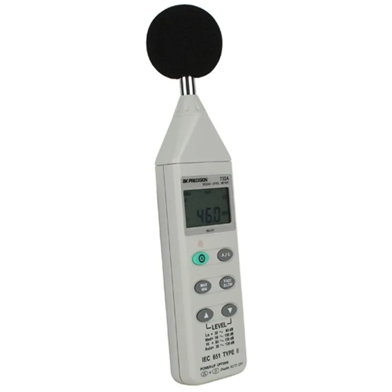 BK Precision 735 Datalogging Digital Sound Level Meter w/RS232 Software & Cable