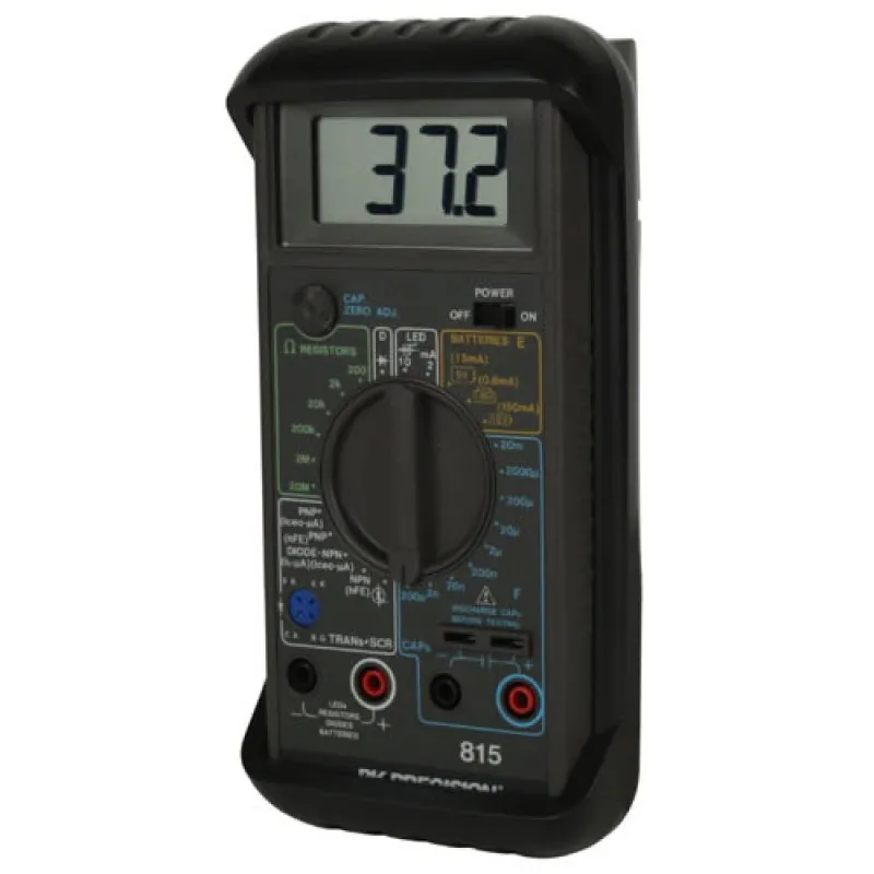 BK Precision 815 Handheld Component Tester, 20 mF, 20 Mohm with 3 1/2 Digit LCD Display