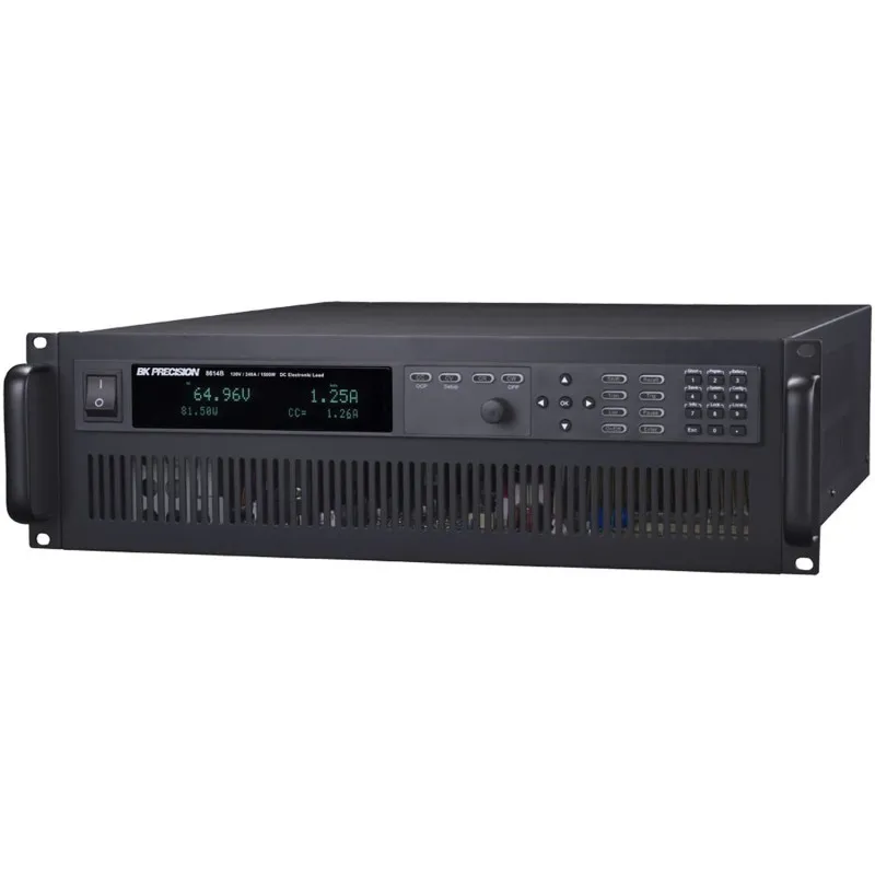 BK Precision 8614B [8614B-220V] 120V/240A/1500W Programmable DC Electronic Load, USB and RS-232 Interfaces, 220V Line Input