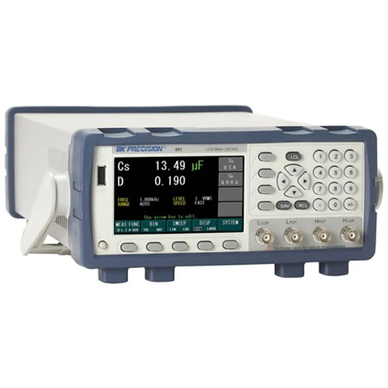BK Precision 891 [891-220V] Benchtop LCR Meter, 300 kHz, with USB, GPIB, and LAN interface, 220VAC Line Input