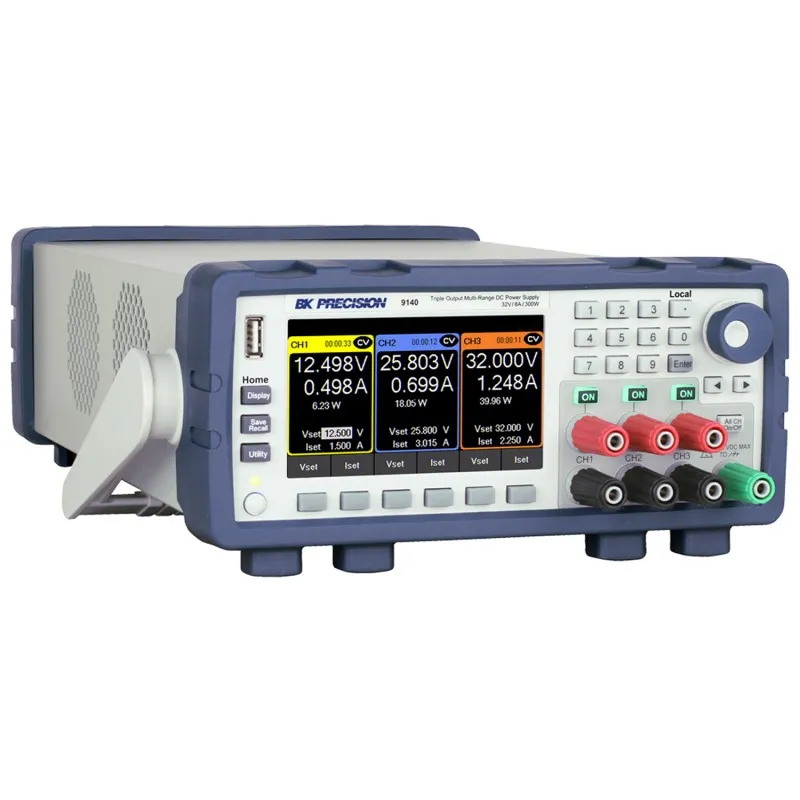BK Precision 9140 Series Triple Output Multi-Range DC Power Supplies