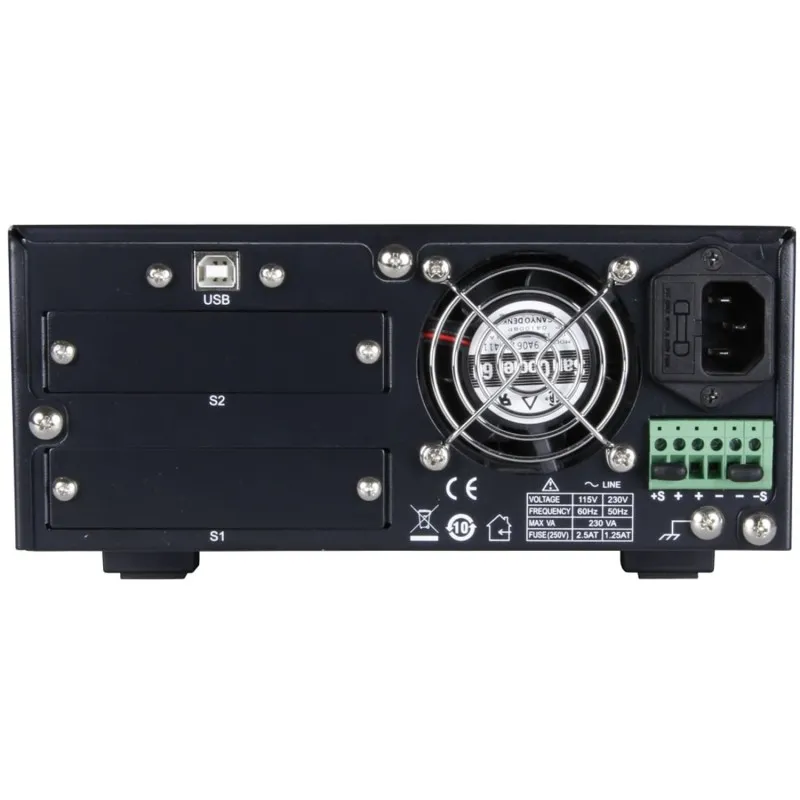 BK Precision 9172B [9172B-220V] Programmable Single-Output Dual-Range DC Power Supply, 35V/3A, 70V/1.5A, 220VAC Line Input