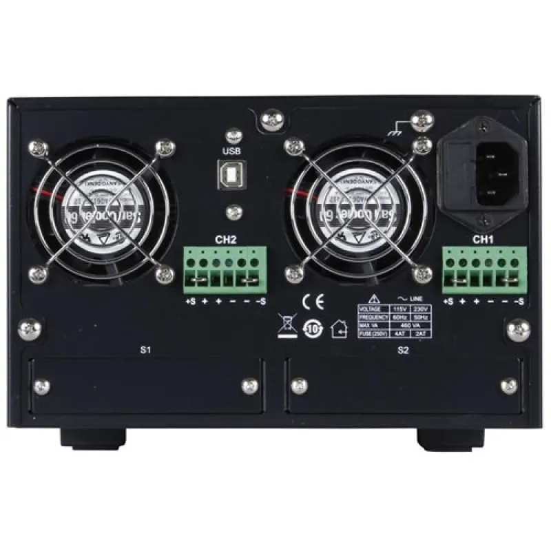 BK Precision 9173B [9173B-220V] Programmable Dual-Output Dual-Range DC Power Supply, 10V/10A, 20V/5A, 220VAC Line Input