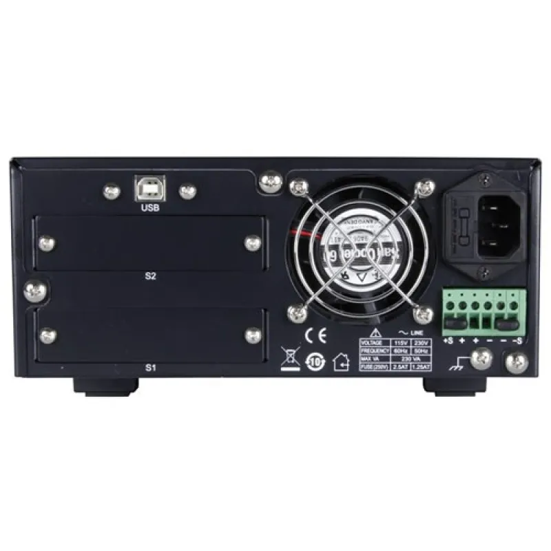 BK Precision 9181B [9181B-220V] Programmable Single-Output Dual-Range DC Power Supply, 18V/8A, 36V/4A, 220VAC Line Input