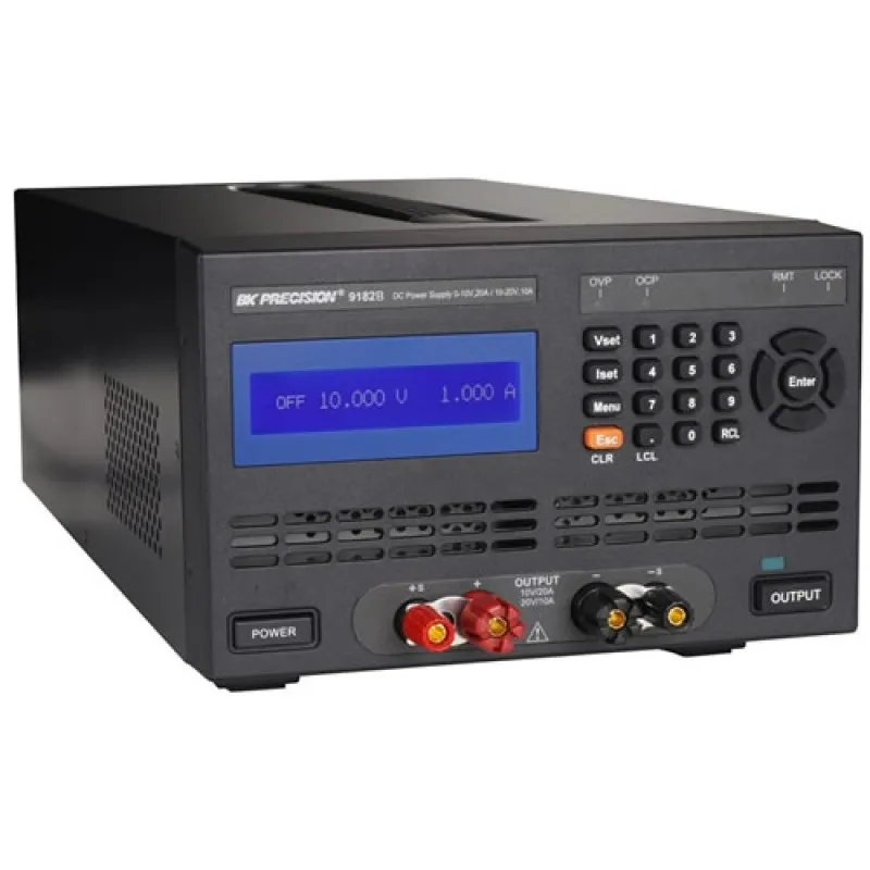 BK Precision 9182 [9182-220V] Dual-Range DC Power Supply with USB Interface, 10V/20A or 20V/10A, 220V*DISCONTINUED SEE BK Precision 9182B*