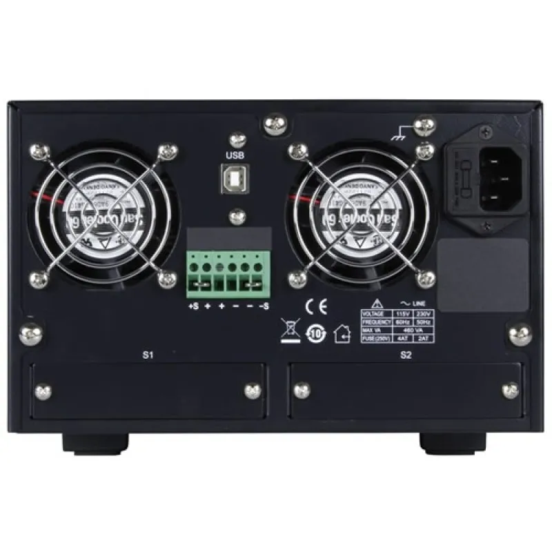 BK Precision 9182B [9182B-220V] Programmable Single-Output Dual-Range DC Power Supply, 10V/20A, 20V/10A, 220VAC Line Input