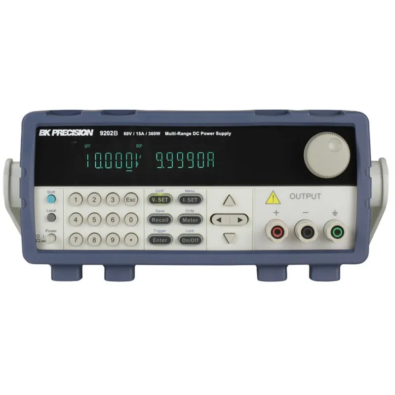 BK Precision 9202B [9202B-220V] Programmable Multi-Range DC Power Supply, 60V/15A, 360W, USB, RS-2312, 220VAC Line Input