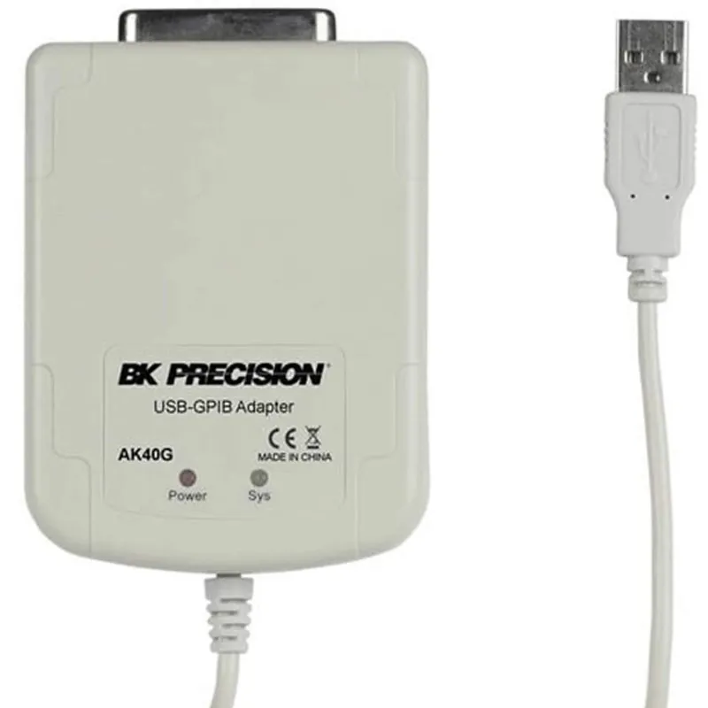 BK Precision AK40G USB-to-GPIB Adapter for 4050 Series of Function/Arbitrary Waveform Generators