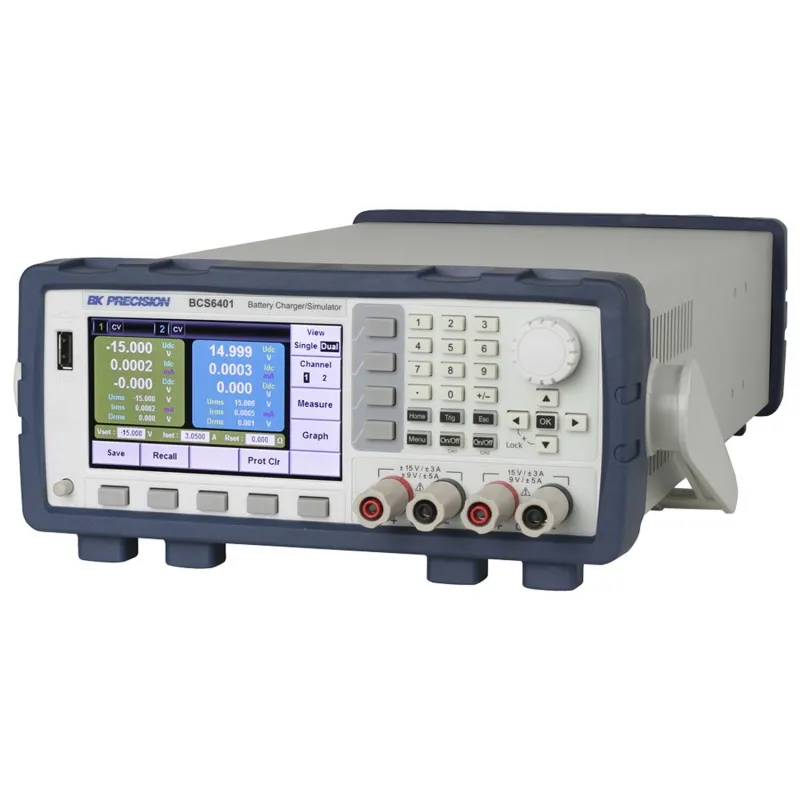 BK Precision BCS6401 [BCS6401-220V] Two Channel DC Power Supply and Battery Charger/Simulator, 220VAC Line Input