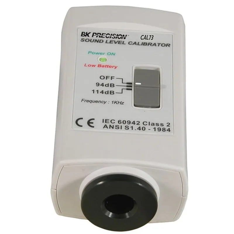 BK Precision CAL73 Standard Acoustic Calibrator (94dB , 1KHz Sine Wave)