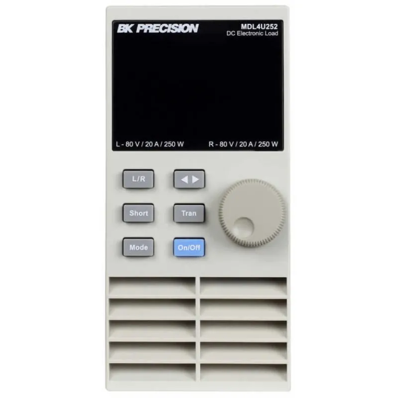 BK Precision MDL4U252 [MDL4U252-220V] 80V, 20A, 250W,  2 CH DC Load Module, 220V Line Input
