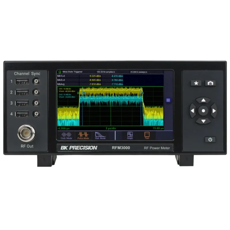 BK Precision RFM3002 [RFM3002-230V] RF Power Meter, 2 Channels, 230VAC Line Input