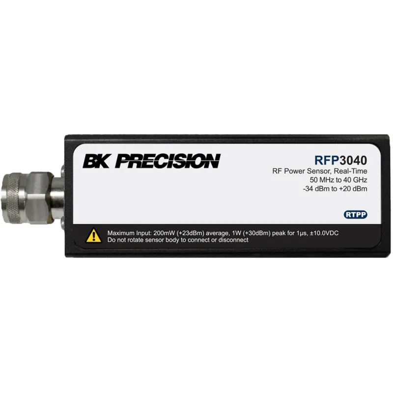BK Precision RFP3040 RF Peak Power Sensor, 50 MHz to 40 GHz, 70 MHz to 350 kHz Video Bandwidth